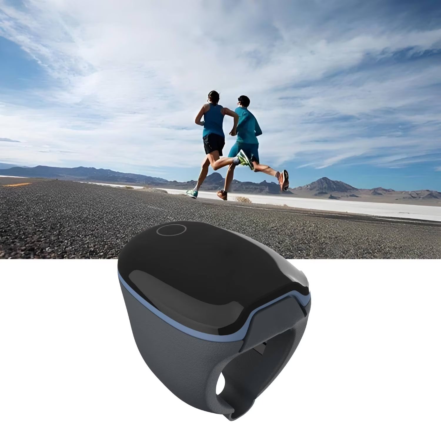 O2Ring (Model PO2) Wearable Oxygen Monitor for High-Altitude Sports & Aviation, Bluetooth, Smart Reminder, PC Report