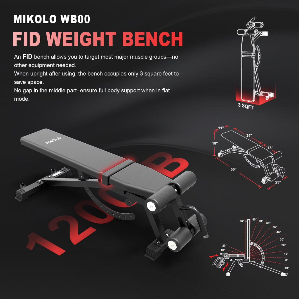 Power Rack Cage, 1500LBS Weight Cage with 800LB Capacity Adjustable Weight Bench, 1500LB Capacity Barbell and 230LB Weight Plate Set Black